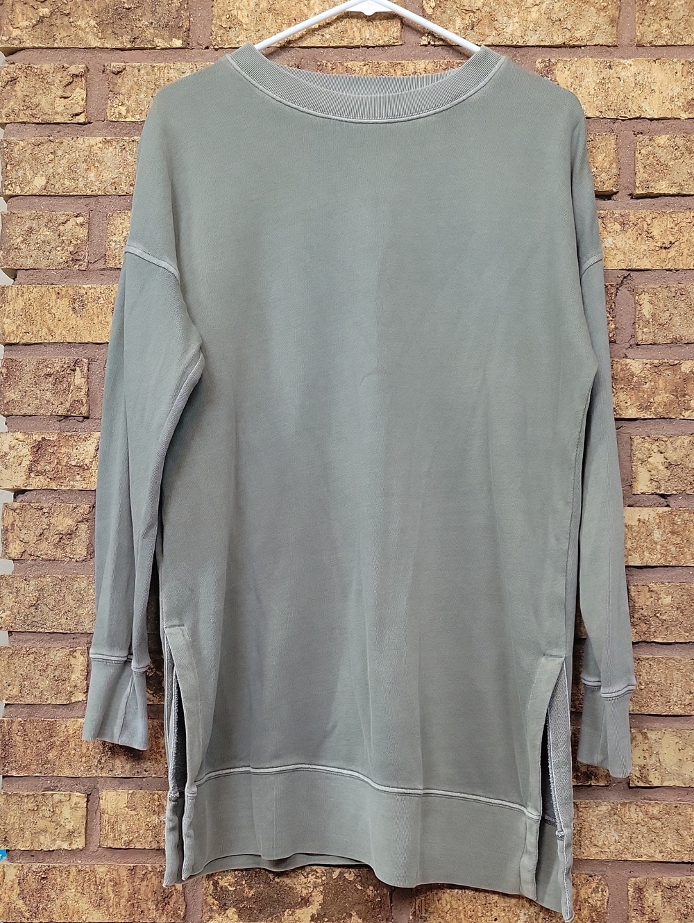 Old Navy BF Tunic Sage Crewneck Tunic Green Oversized Size Medium